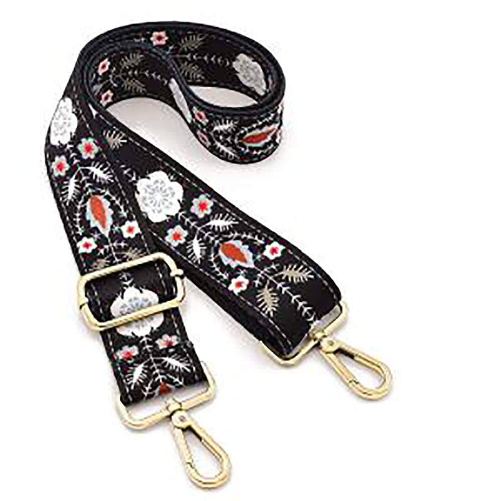 PALAY Shoulder Strap for Travel Bags Retro Jacquard Embroidery Wide Exotic Adjustable Crossbody Strap for Handbag PALAY Shoulder Strap for Travel Bags Retro Jacquard Embroidery Wide Exotic Adjustable Crossbody Strap for Handbag
